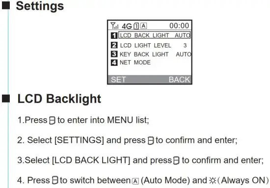 FIG 13 Settings