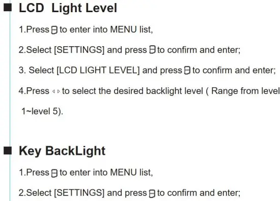 FIG 14 LCD  Light Level