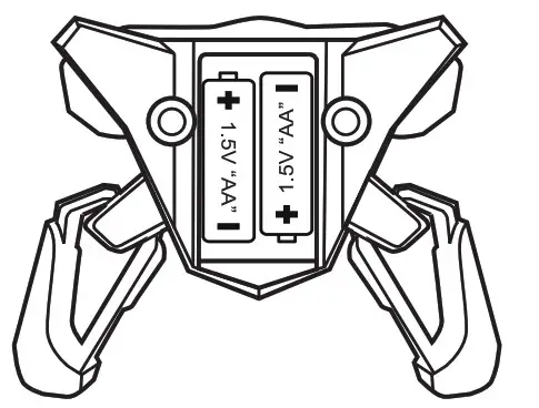 CONRAD 002388647ML01 Hovercraft Thunder Super Sport RC - Remote control battery installation