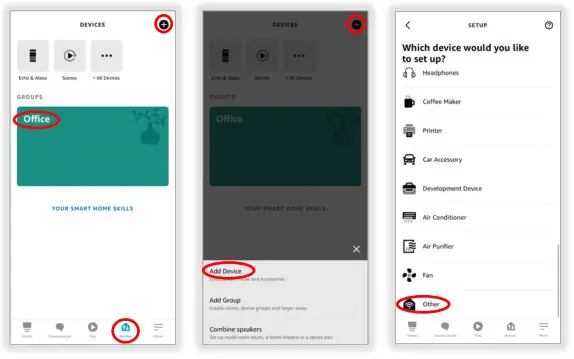 sOmfy Amazon Alexa Tahoma RTS Zigbee Smartphone - DISCOVER