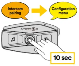 INTERPHONE U COM 16 Motorcycle Intercom - Headset Configuration Setting