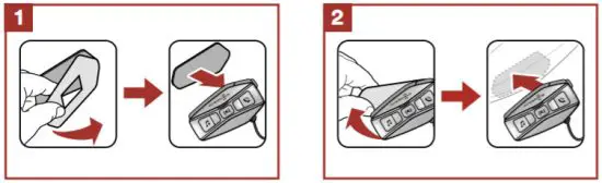 INTERPHONE U COM 16 Motorcycle Intercom - Install main unit 2