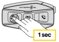 INTERPHONE U COM 16 Motorcycle Intercom - Radio Stations memory 3