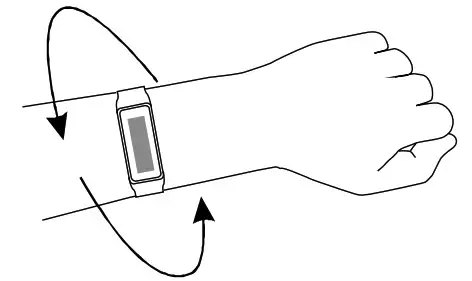 Shenzhen Chileaf Electronics CL880 Heart Rate Wristband- display