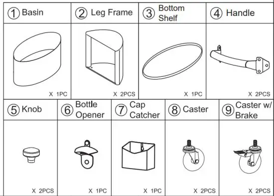 PERMASTEEL PS-207-80QT 80qt Steel Cooler - FIG 1