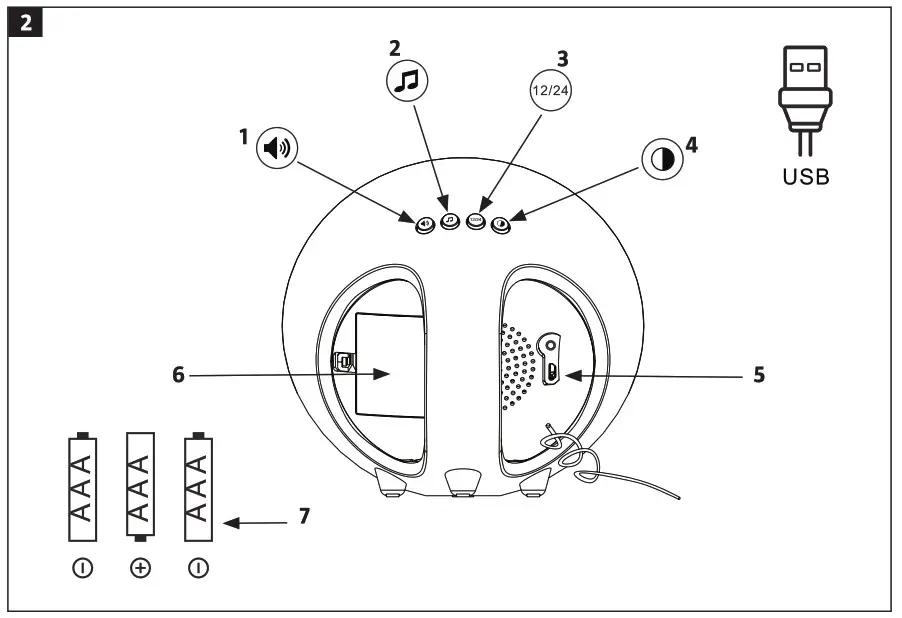 MARQUANT 004954 Clock Radio - Overview 2