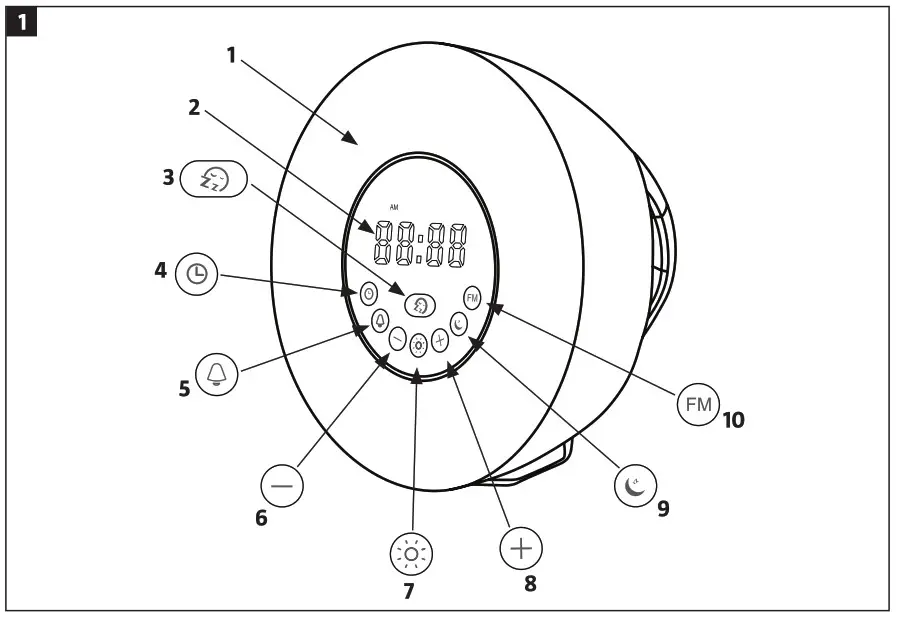 MARQUANT 004954 Clock Radio - Overview
