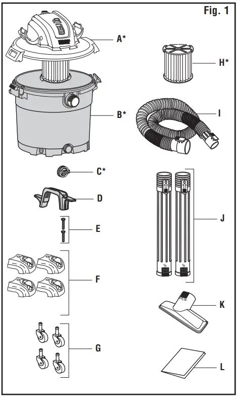 RIGID HD16400 16 US Gallon 60 Liter Wet Dry Vac - fig 3