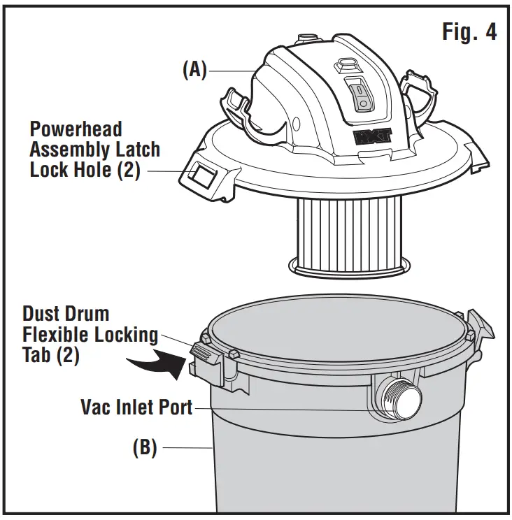 RIGID HD16400 16 US Gallon 60 Liter Wet Dry Vac - fig 6