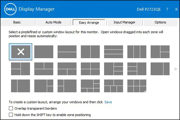 DELL P2723QE 27 Inch 4K USB C Hub Monitor - Organizing Windows with Easy Arrange
