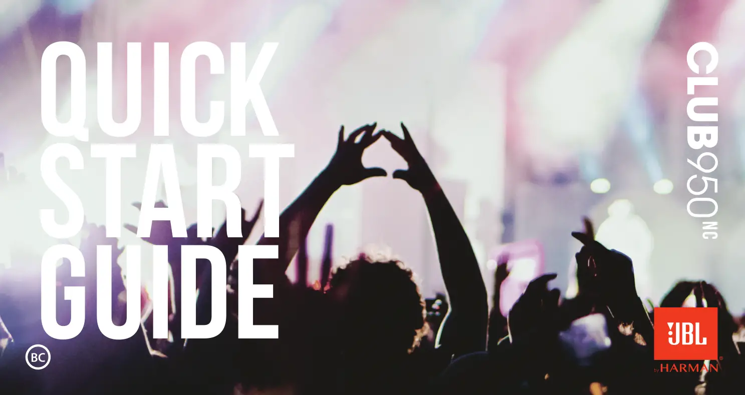 JBL CLUB 950NC - Quick Start Guide