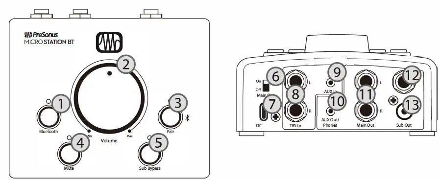 PreSonus-REC0015353-000-MicroStation-BT 2.1-Monitor-Controller-with-Bluetooth-Connectivity-4