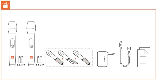 JBL JWMSET Wireless Microphone - fig