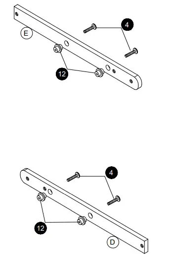 dhpfumiture Wood Futon Frame hardware Step 1