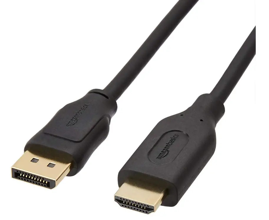 Amazon-=Basics-Uni-Directional-DisplayPort -t- HDMI -isplay-Cable-imasge