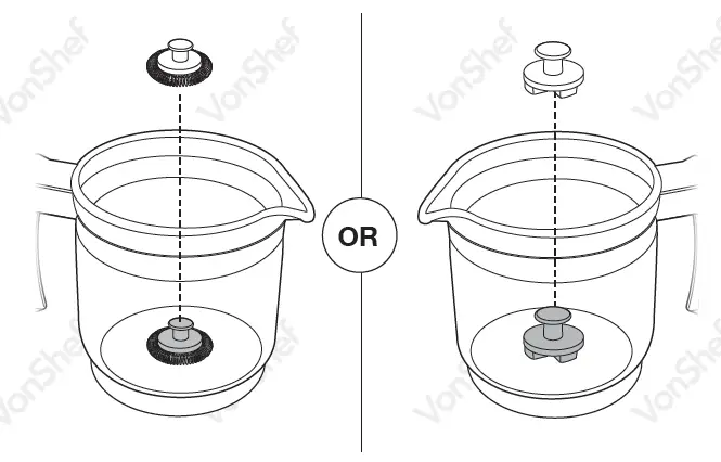 VonHaus 2000125 Glass Milk Frother-fig3
