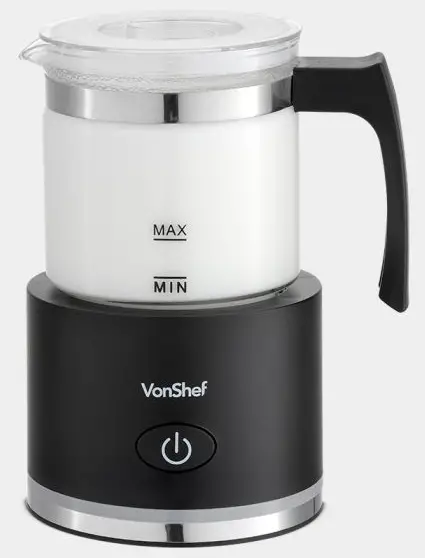 VonHaus 2000125 Glass Milk Frother-prod