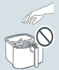 CRR Air Fryer 5.7L 1750W Oven with Touch Control Panel - High Temperature