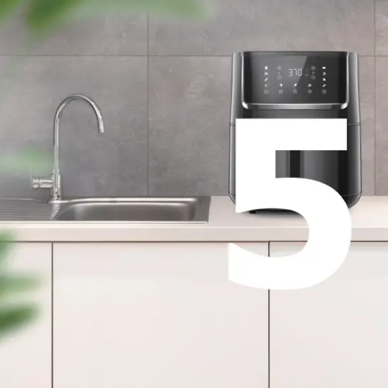 CRR Air Fryer 5.7L 1750W Oven with Touch Control Panel - CLEANING &MAINTEN