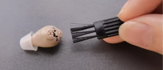 Tumin C600 Rechargeable Invisible Hearing Aids - Cleaning Hearing Device