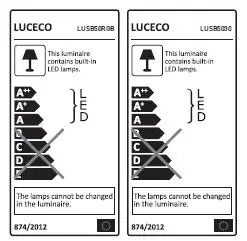 Luceco LUSB50RGB-01 USB RGB and Single Colour LED Strip Lights fig 1