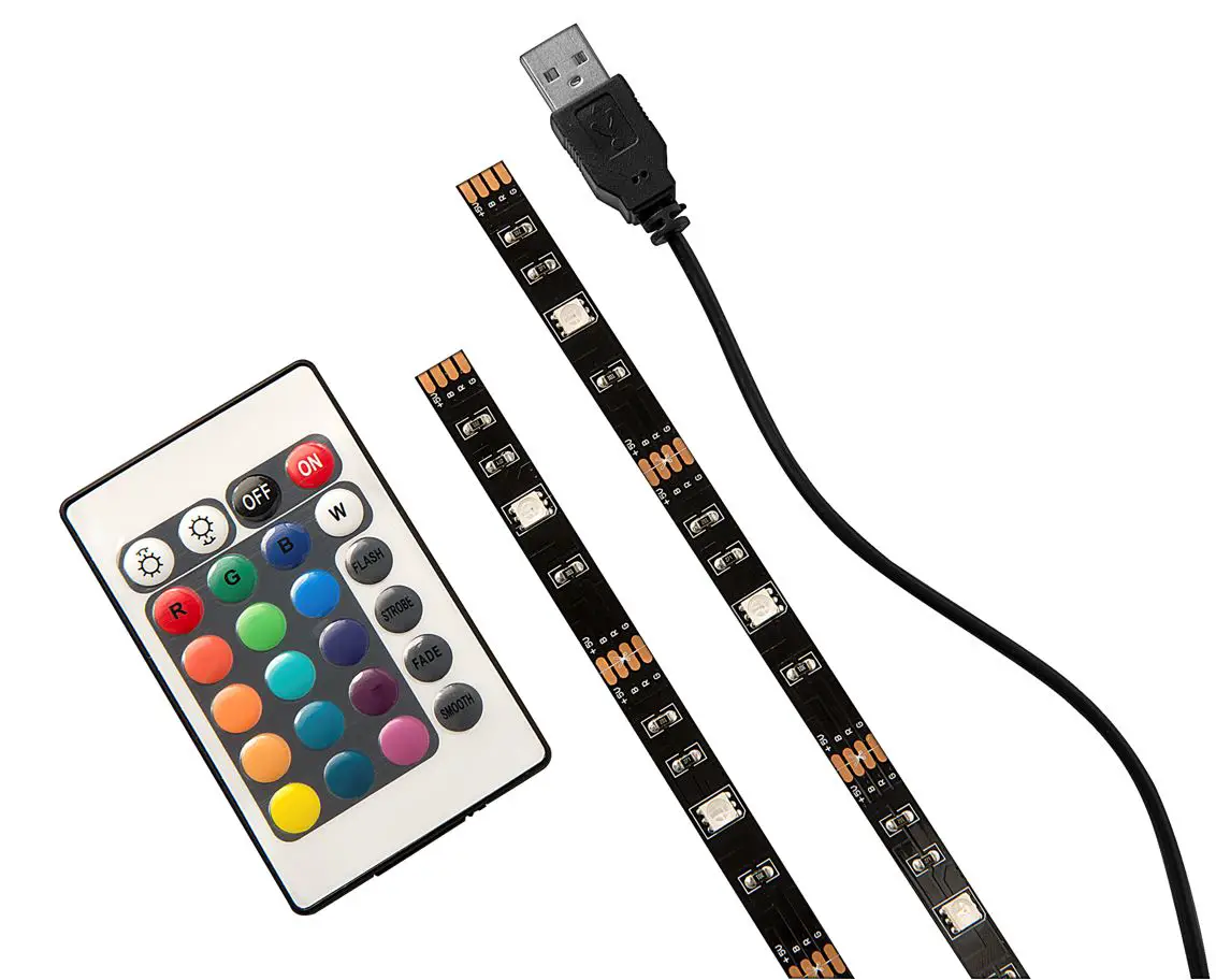 Luceco LUSB50RGB-01 USB RGB and Single Colour LED Strip Lights product