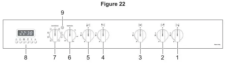 DeLonghi Dual Fuel Cooker - Figure 22