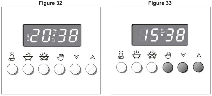 DeLonghi Dual Fuel Cooker - Figure 32 & 33