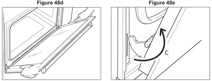 DeLonghi Dual Fuel Cooker - Figure 48d & 48e