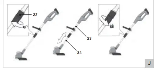 VONROC S3_GT501DC Cordless Grass Trimmer fg 14