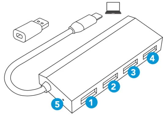 bluebuilt-852109-4-Port-USB-AC3.0 Hub-1
