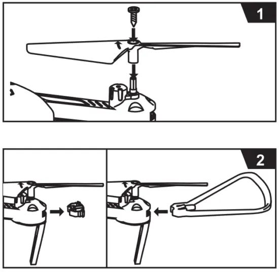 RC PRO PRO16 2.4G HD FPV Drone with Auto Hovering - Fig