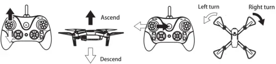 RC PRO PRO16 2.4G HD FPV Drone with Auto Hovering - Oparating