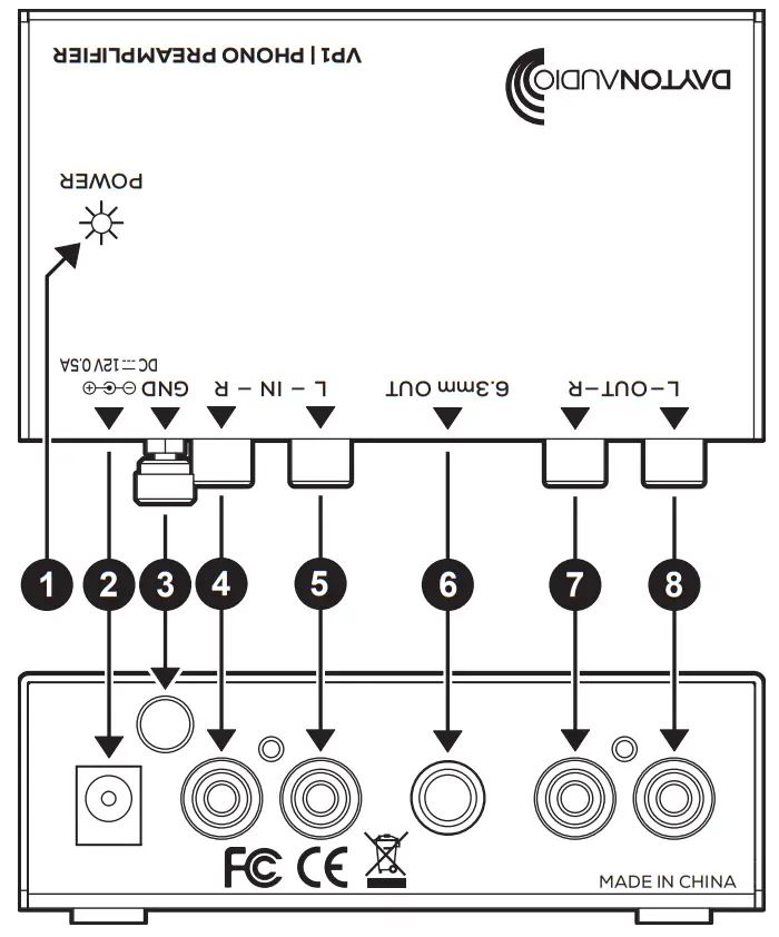 DAYTON AUDIO VP1 Phono Preamplifier-fig2