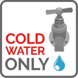 Cold water only