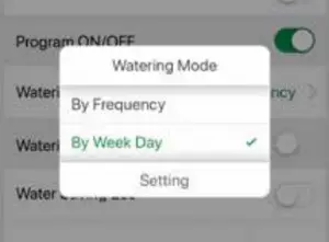 Program Your Watering Schedule 12