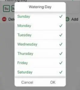Program Your Watering Schedule 14