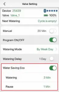 Set Eco Water Saving 1
