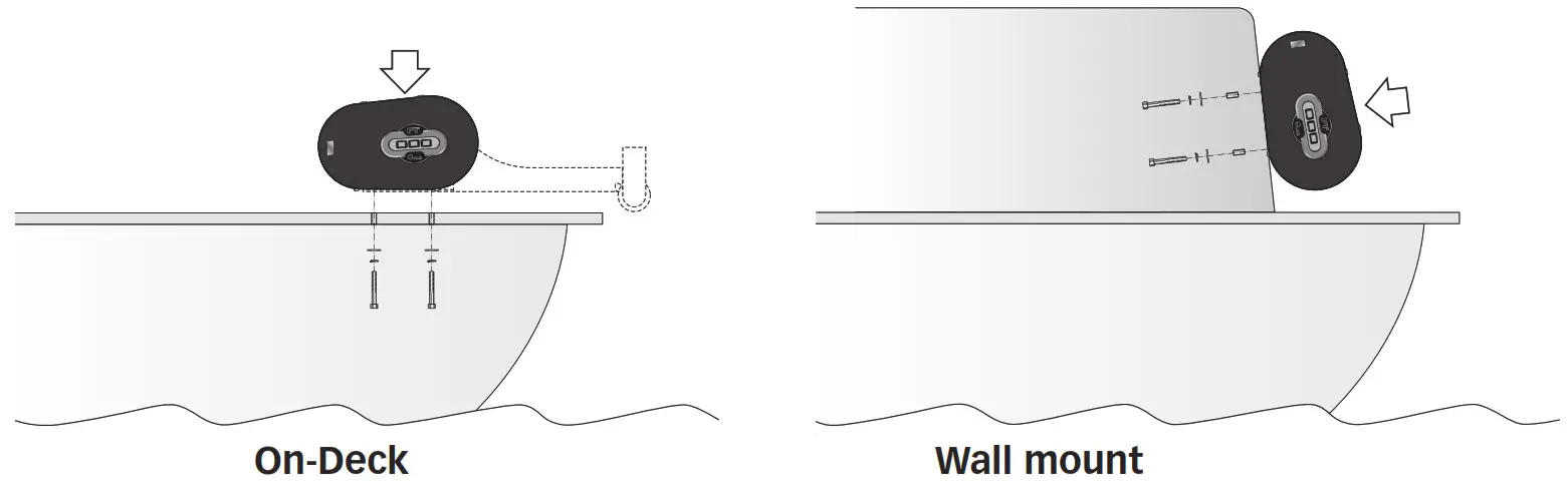 Quick PT 1000 G PONTOON On- - INSTALLATION