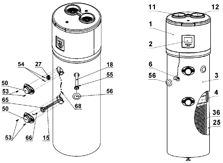 TESY-HPWH-3.1-200-Air-to-Water-Heat-Pump-Water-Heater-fig-8
