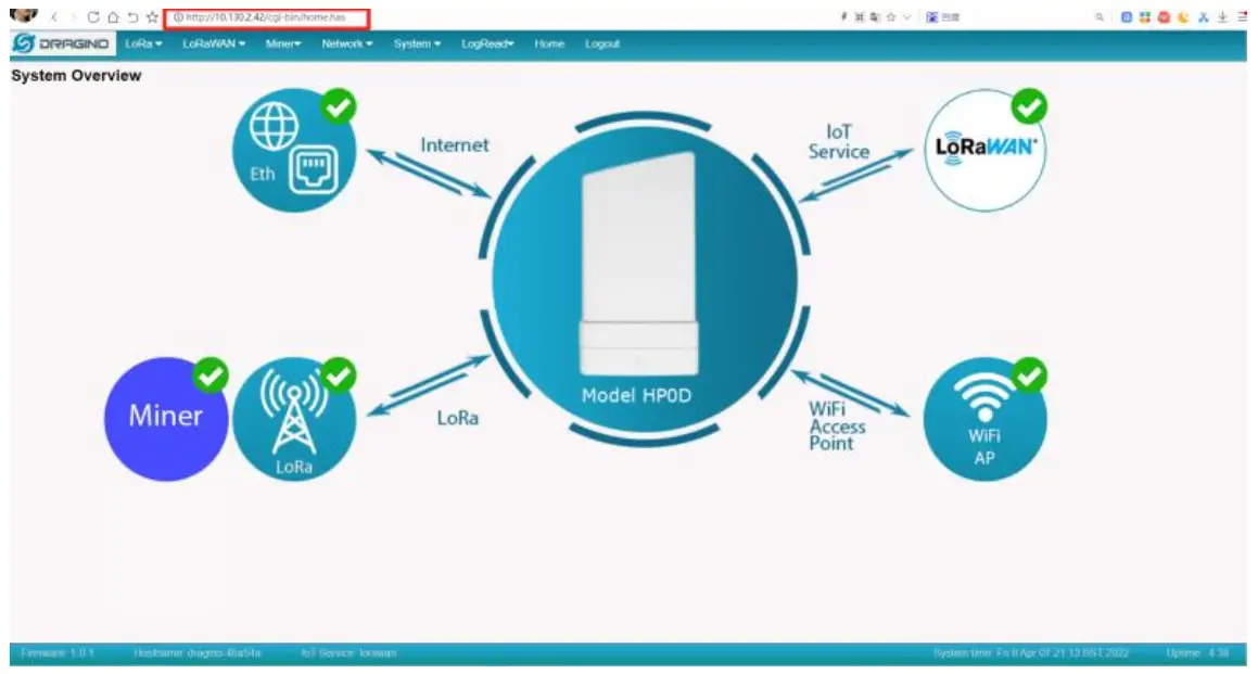 Connect via Ethernet Port