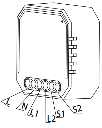Ai home QS WIFI D02 TRIAC 2C 2 Gang Wi-Fi Dimmer Module - 4