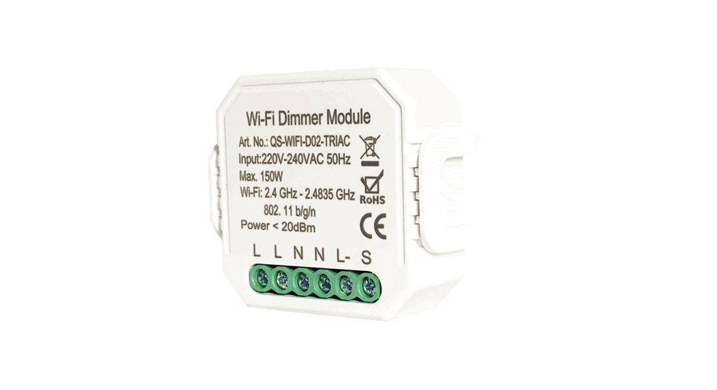 Ai Home Qs-wifi-d02-triac-2c 2 Gang Wi-fi Dimmer Module Instruction Manual