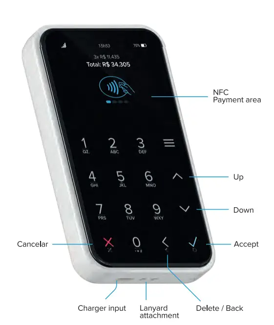 mercado pago Point Air Lite Payment Terminal Device fig 4