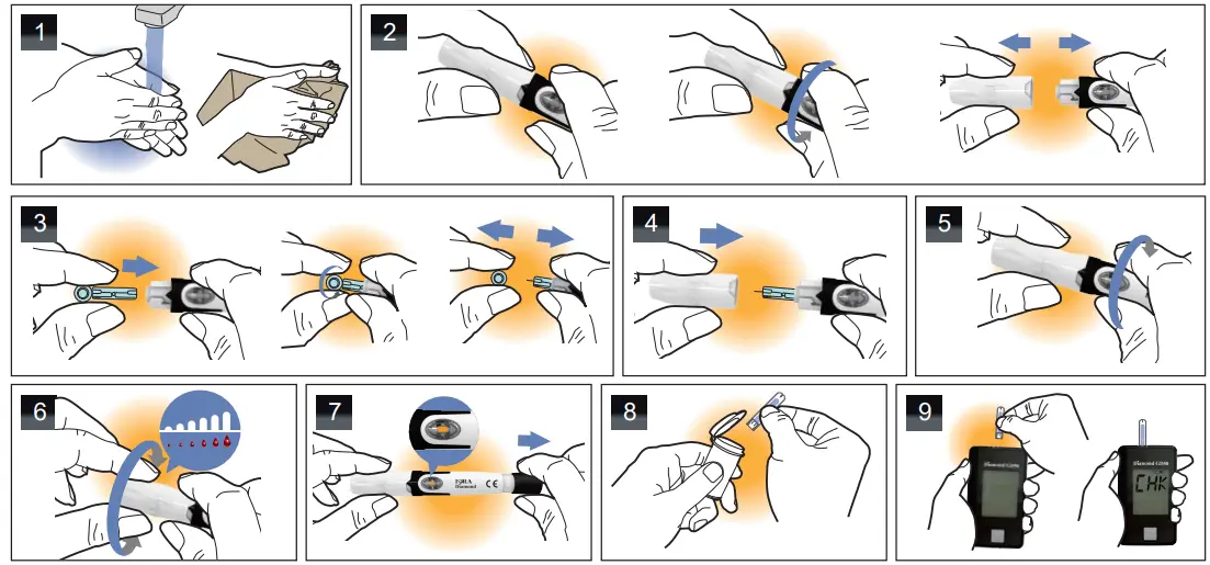 FORA Diamond GD50 Blood Glucose Monitors-1