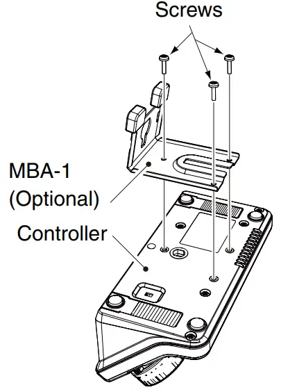 icom MBA1 Controller Metal Bracket - fig2