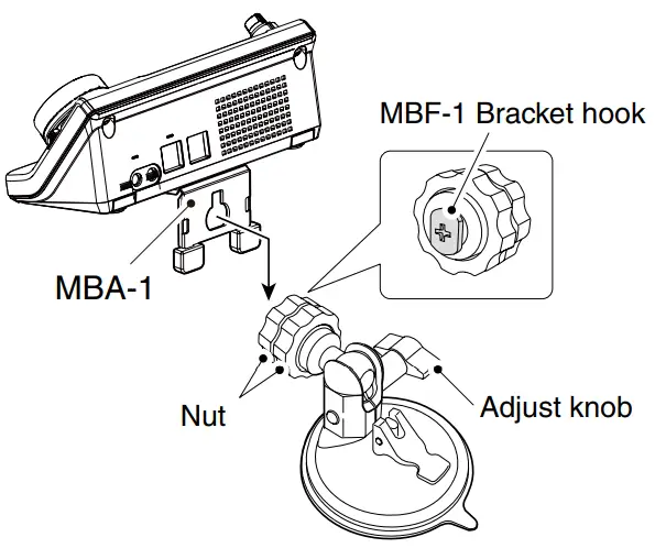 icom MBA1 Controller Metal Bracket - fig4