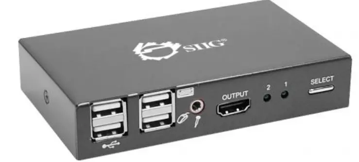 SIIG CE-KV0G11-S1 2-Port 4K HDMI KVM Switch