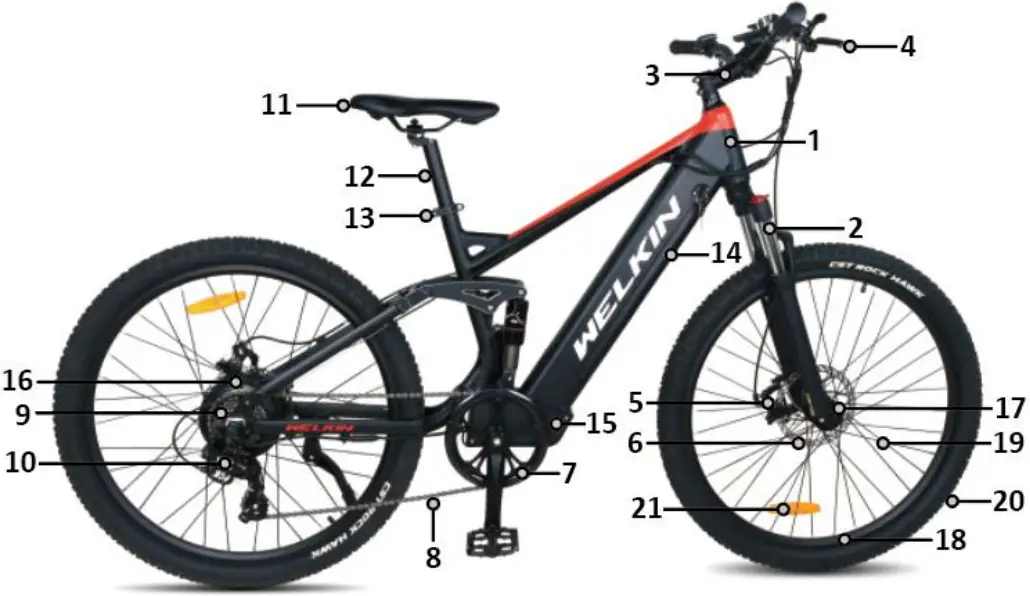 Bicycle Parts Instruction