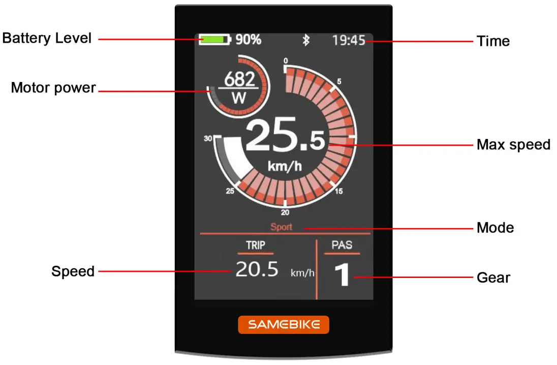 SAMEBIKE MY275 Electric Bike - Figure 10